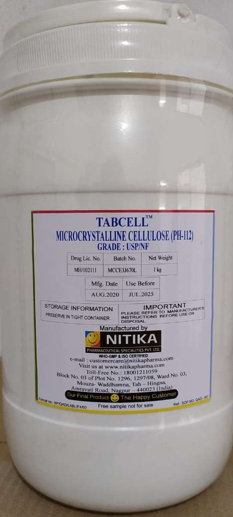 TABCELL - MICROCRYSTALLINE CELLULOSE